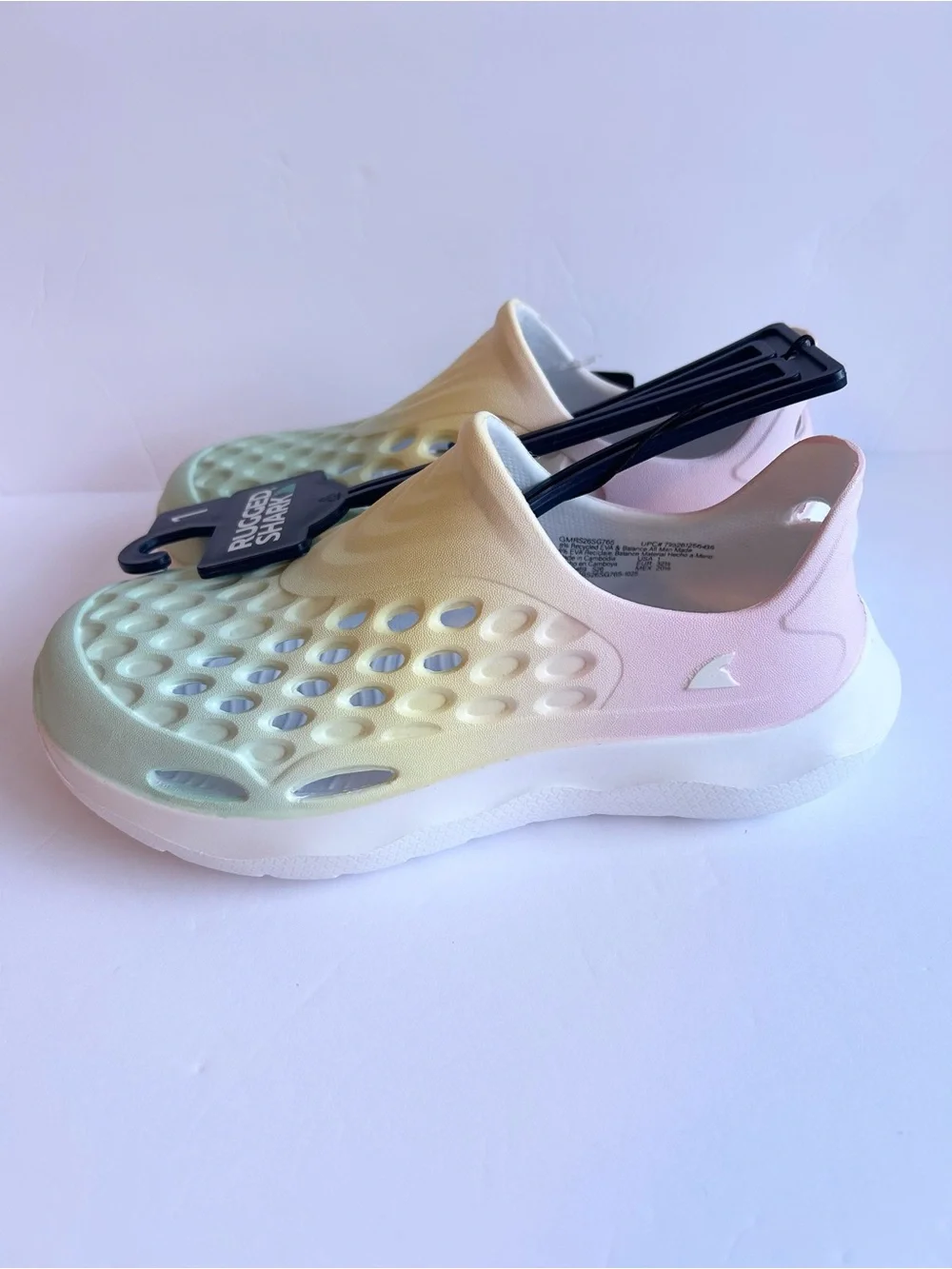 Rugged Shark Kids Slip-On Water Shoes Size 1
